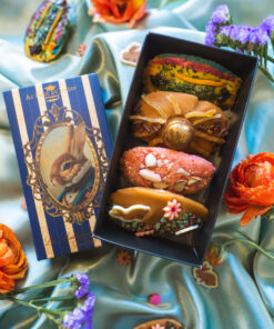 Ecrin praliné  ( coffret de 4 pièces)